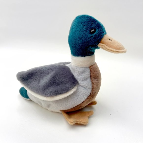RARE Beanie Baby Jake The Mallard Drake Duck 1997 - Picture 2 of 8